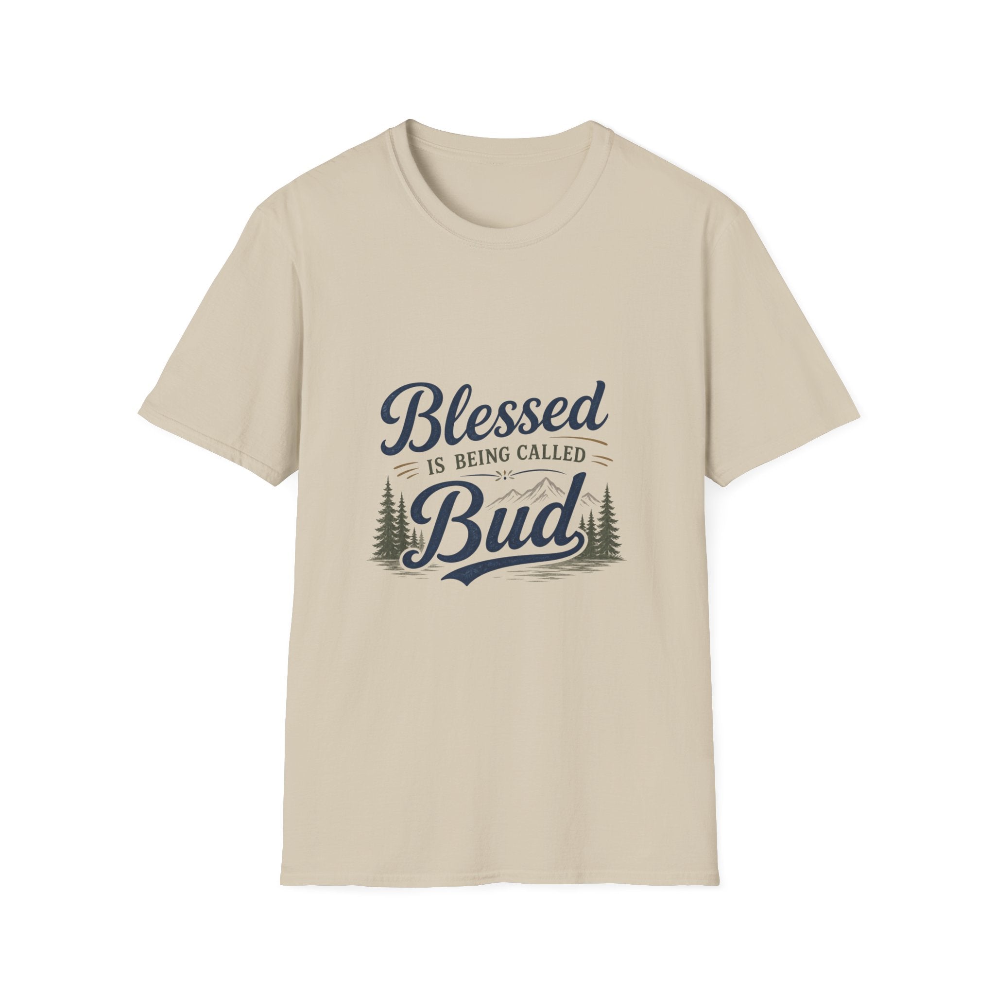 Blessed Is Being Called Bud T-Shirt — Rustic Fishing Dad Tee