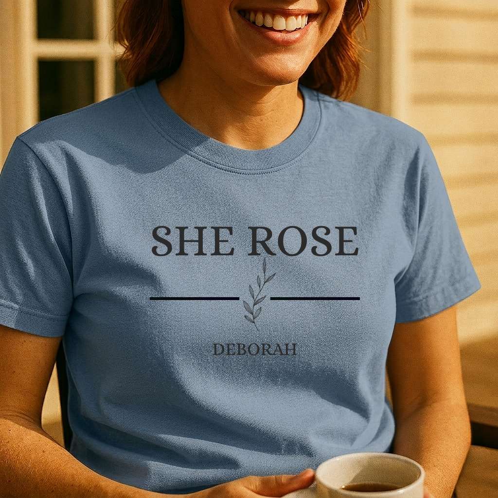 She Rose T-Shirt — Inspirational Feminine Quote Tee