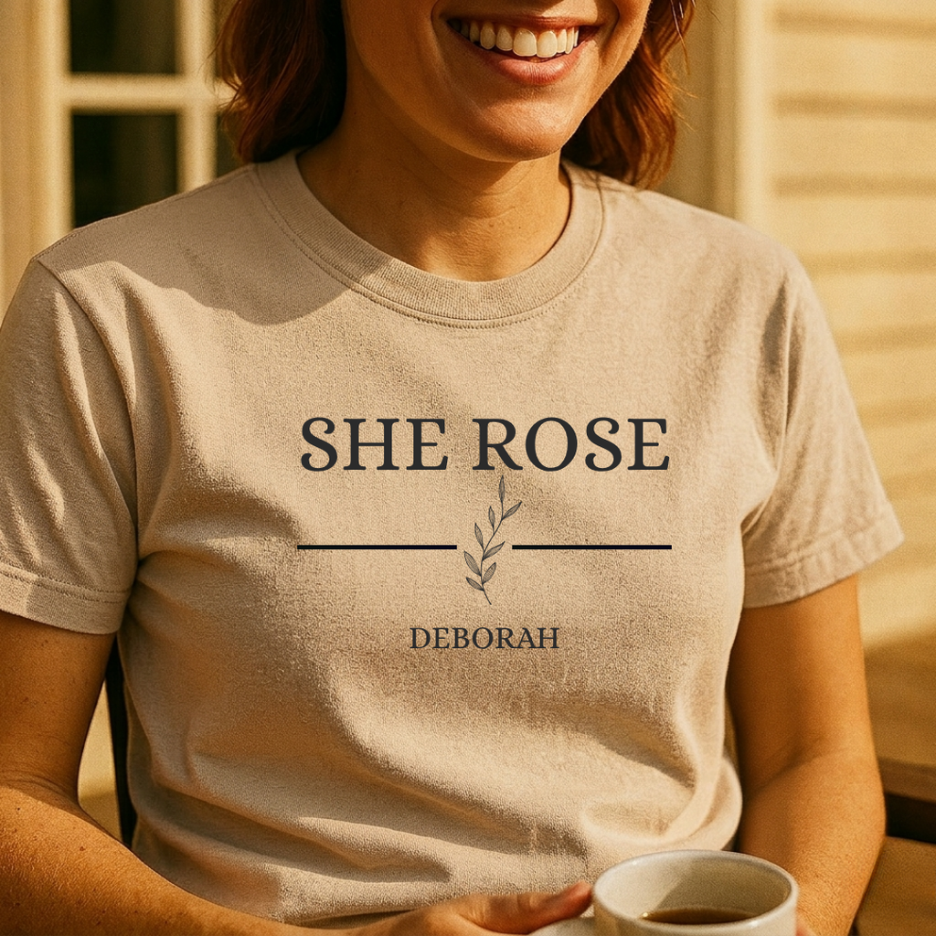 She Rose T-Shirt — Inspirational Feminine Quote Tee